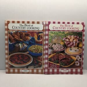 Lot of 2 Taste of Home The Best of Country Cooking Annual Cookbooks 1999 2001